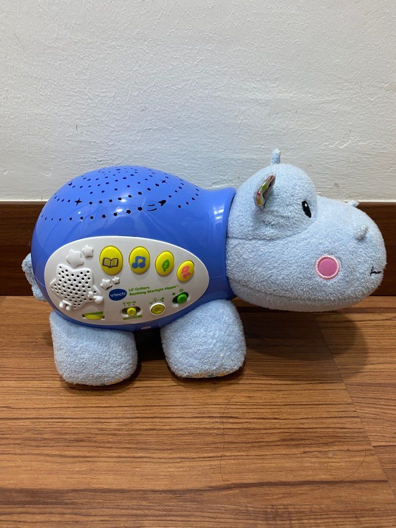 Vtech Soothing Hippo Light Projector Cryingoo Sensor New Born Baby