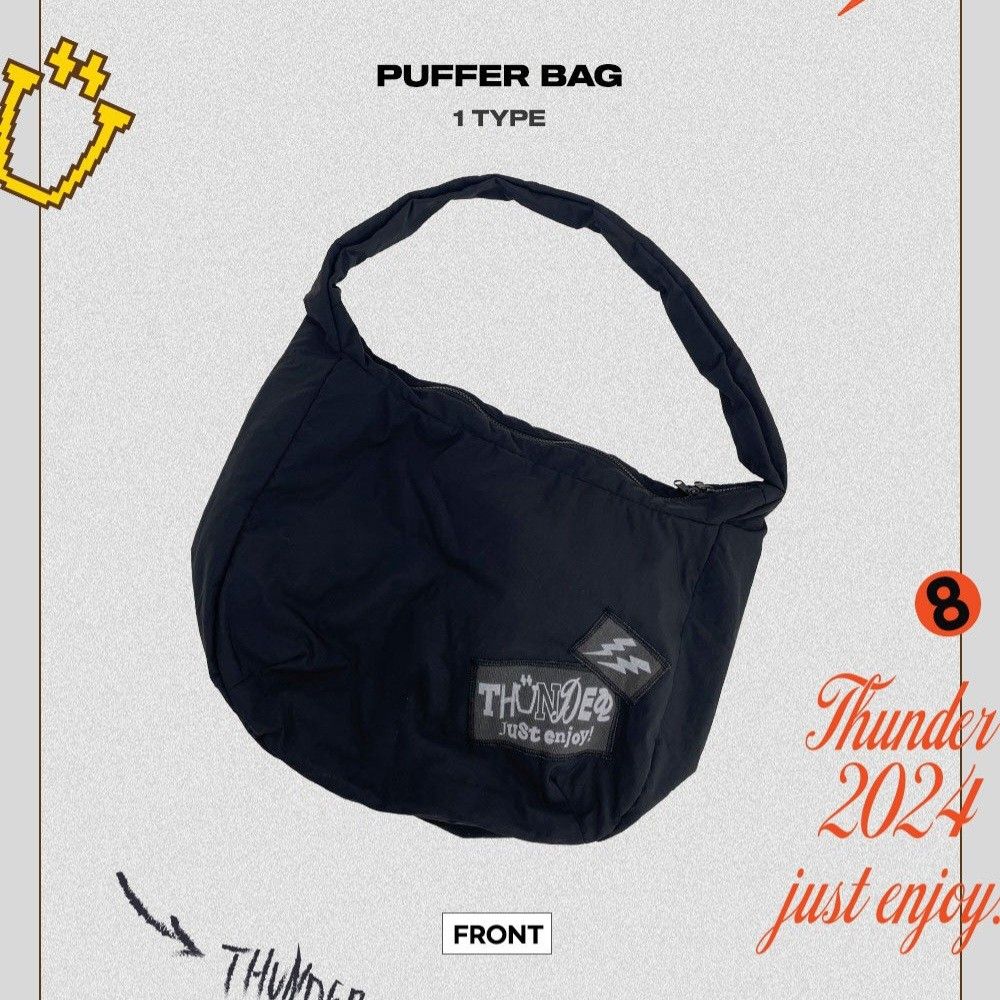 アイドル ATEEZ THUNDER PUFFER BAG ATEEZ THUNDER PUFFER BAG