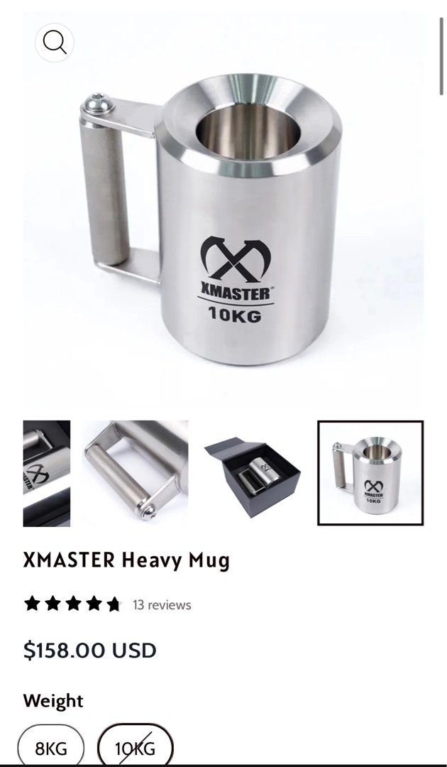 XMASTER HEAVY MUG 10KG ヘビーマグ Heavy Mug – XMASTER FITNESS