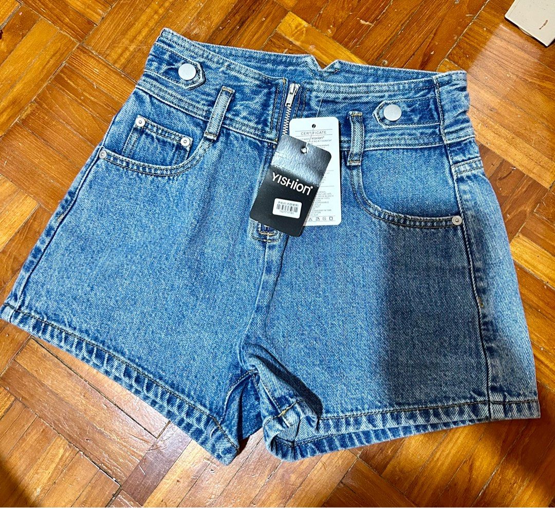Size 24 denim shorts online