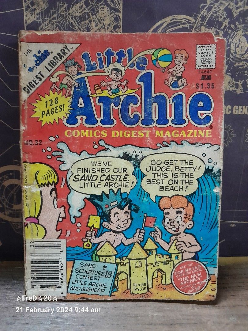 1988 Little Archie No.32 Comics Digest Magazine, Hobbies & Toys, Books ...