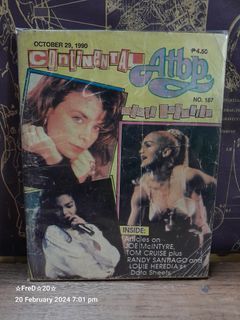 1990 Continental Atpb. No.187 Madonna, Janet & Paula Cover Music Magazine