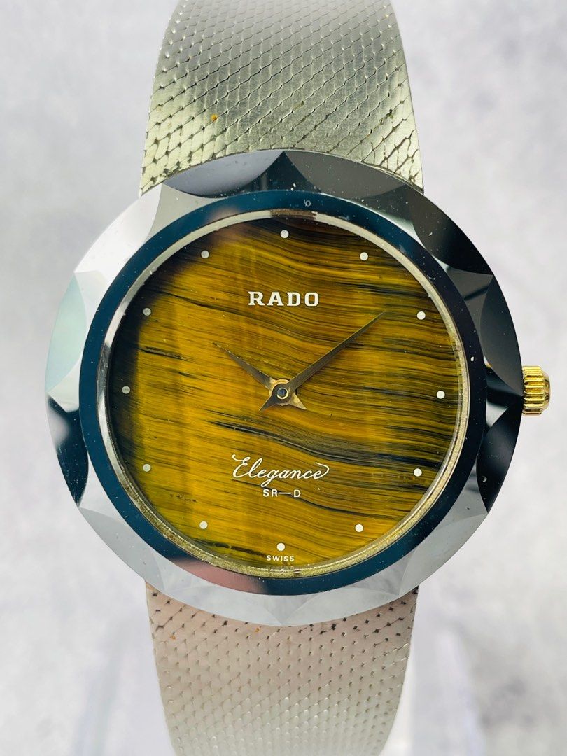 240384 Rado Elegance Vintage Men s Unisex Manual Watch Circa 1980 90s Rare Gorgeous Diall