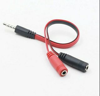 3.5mm AUX 1 Male to Female Splitter Wire 3.5mm Jack  Audio Splitter Cable Headphone