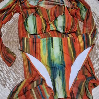 4XL Bikini with Maxi Dress Cover Up