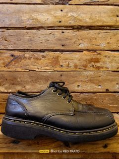💯 Dr. Martens 9382 Black Leather Oxford UK 8 Made in England