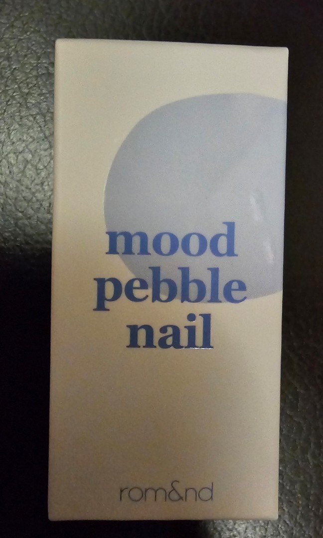 未開盒] rom&nd mood pebble nail 指甲油17號(bluebell), 美容＆個人