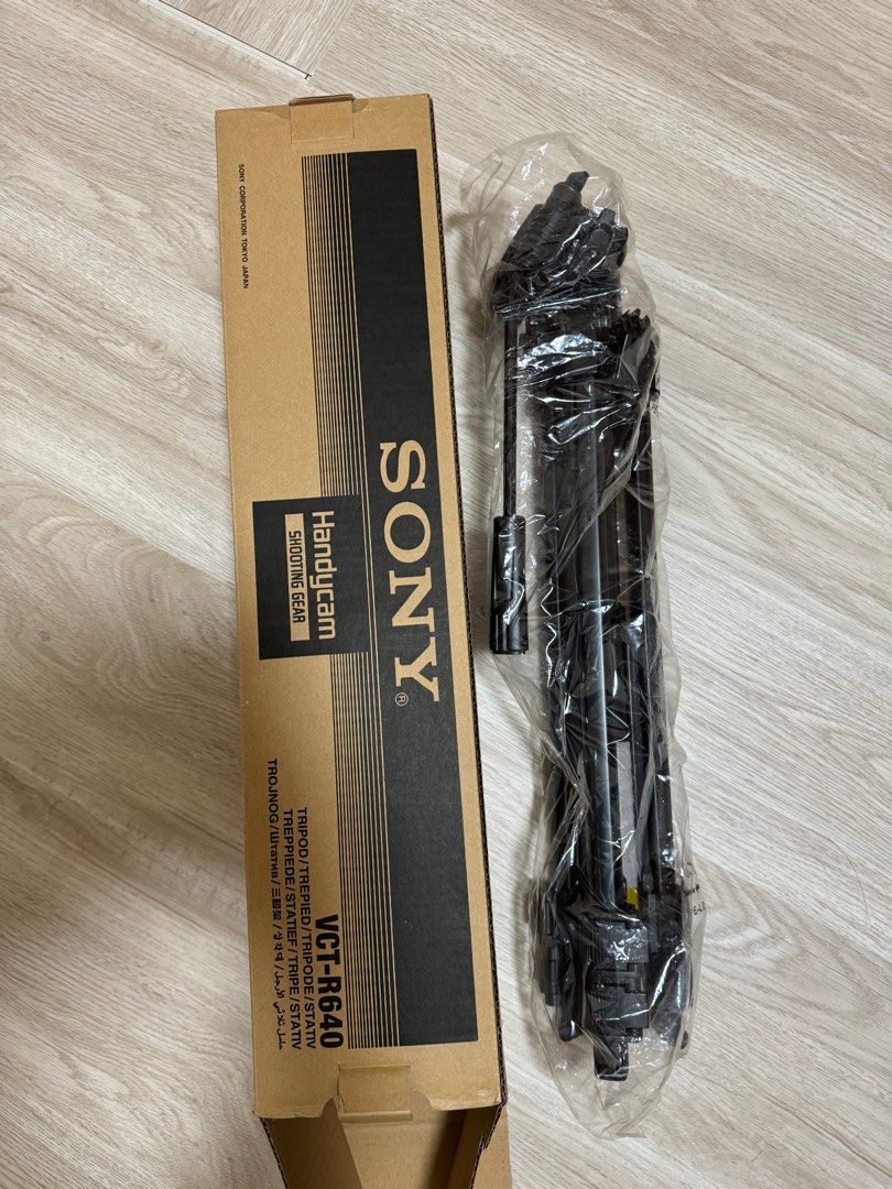 全新公司貨 SONY 索尼 VCT-R640 相機三腳架 伸縮三腳架 可收合升降 相機腳架 腳架, 相機攝影, 攝影配件, 腳架在旋轉拍賣