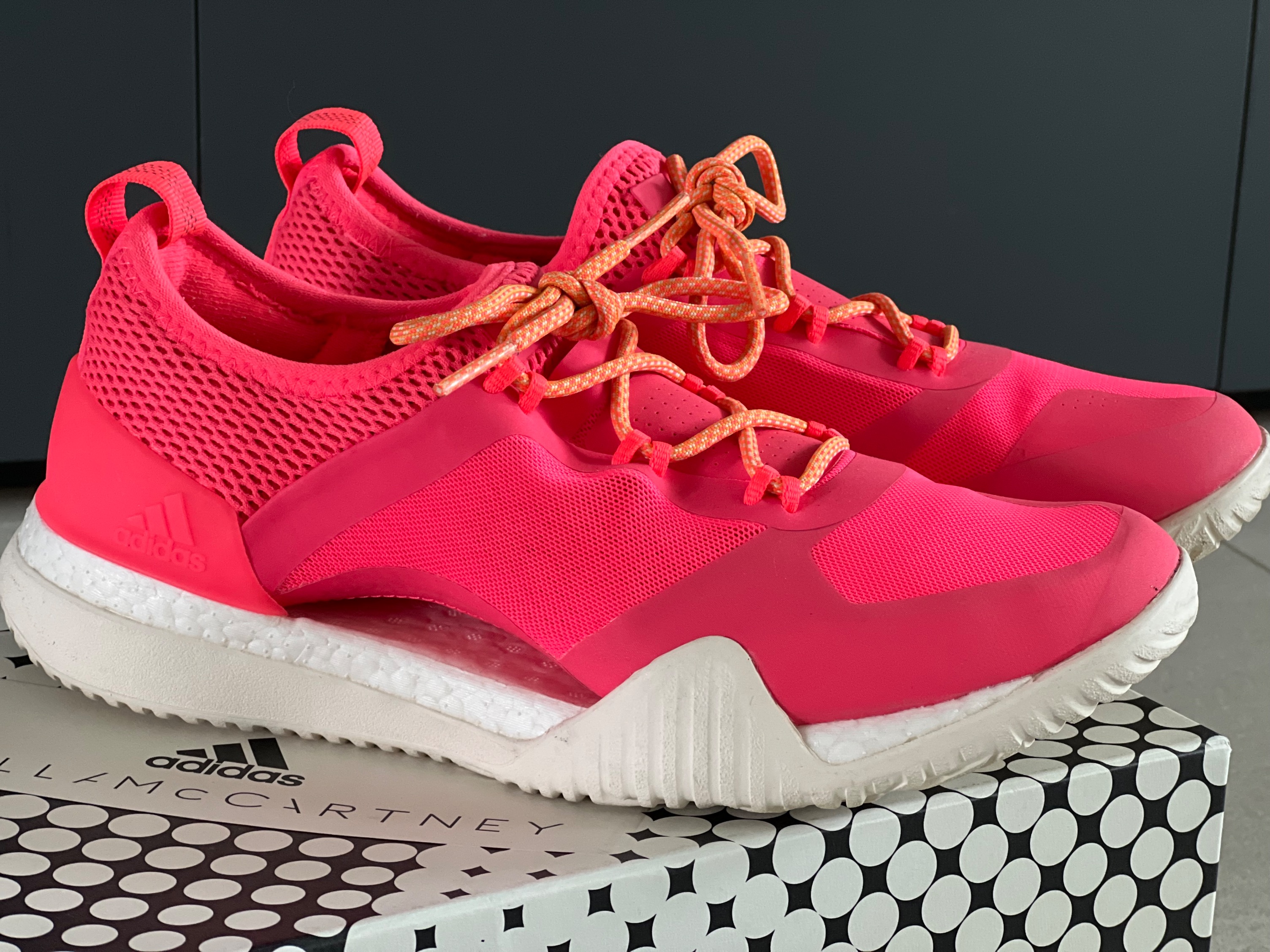 Adidas by Stella McCartney PureBoost X TR 3.0 Turbo Coral White