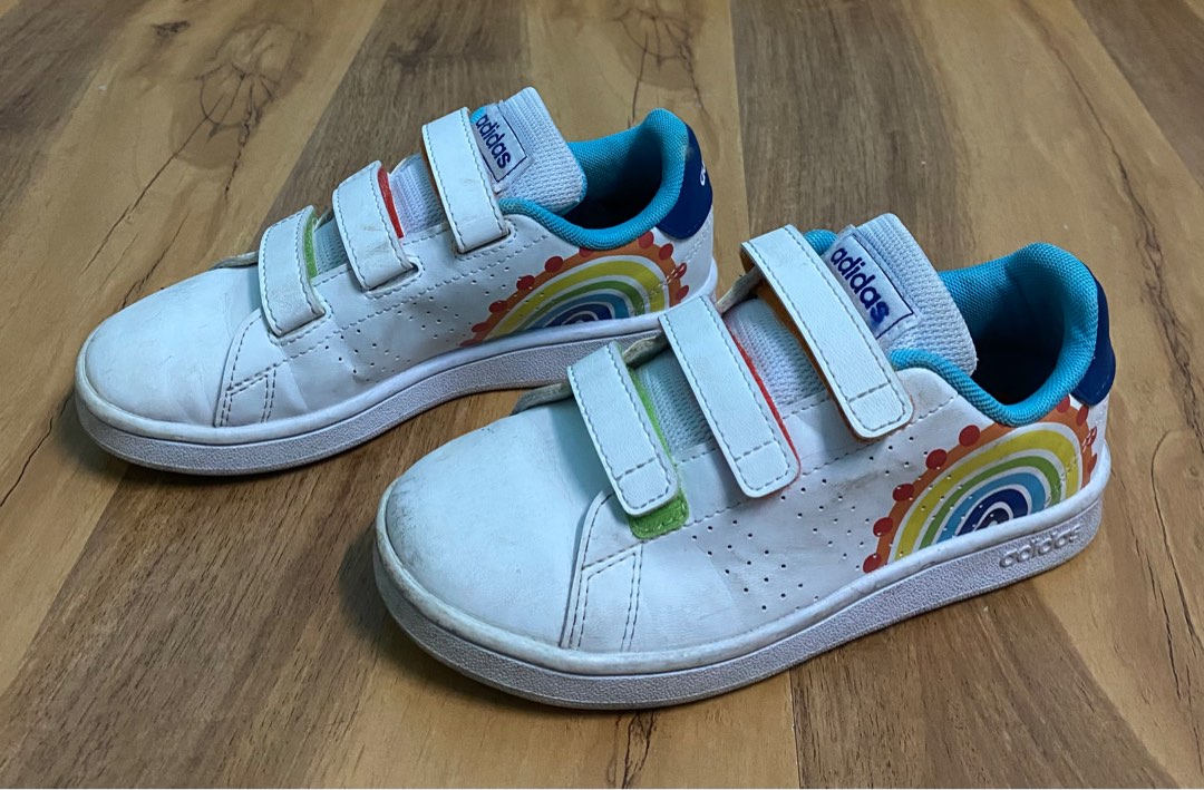 Adidas rainbow toddler shoes top