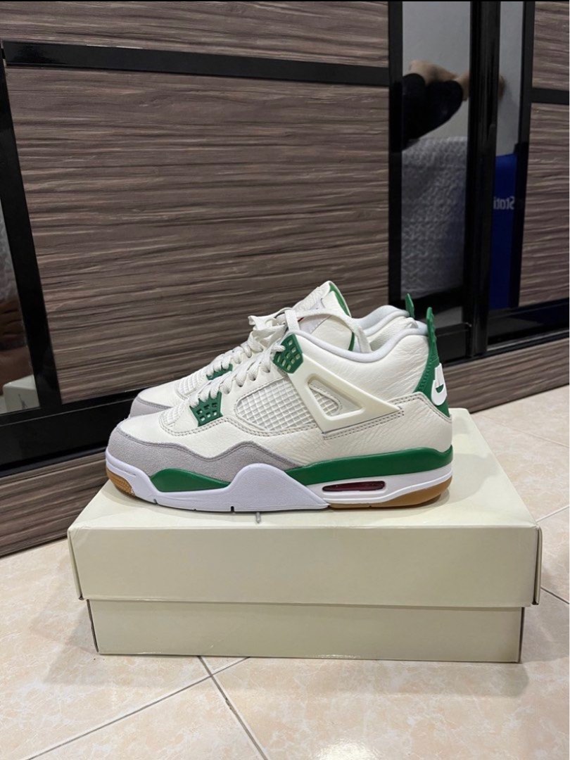 Air jordan 4 Pine Green x SB, Men's Fashion, Footwear, Sneakers on ...