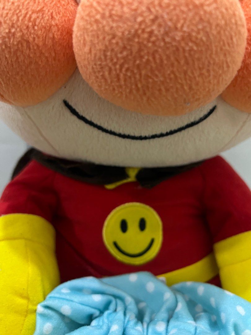 AnPan Man Stuffed Toy (Category: Plushies & Soft Toys) located in Quezon City. Submitted by mapollo (Listing ID 1290712717, Image 2). Description: Has defects (see pictures) Needs wash kaya mura.