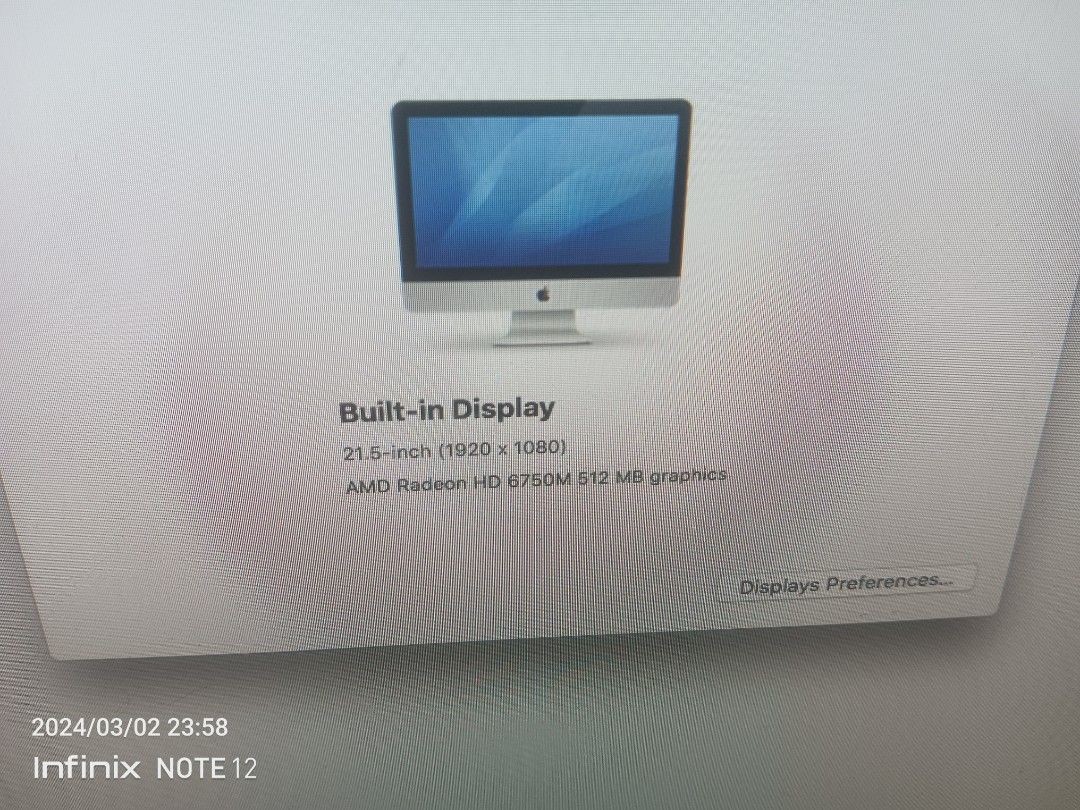 Apple iMac 21.5