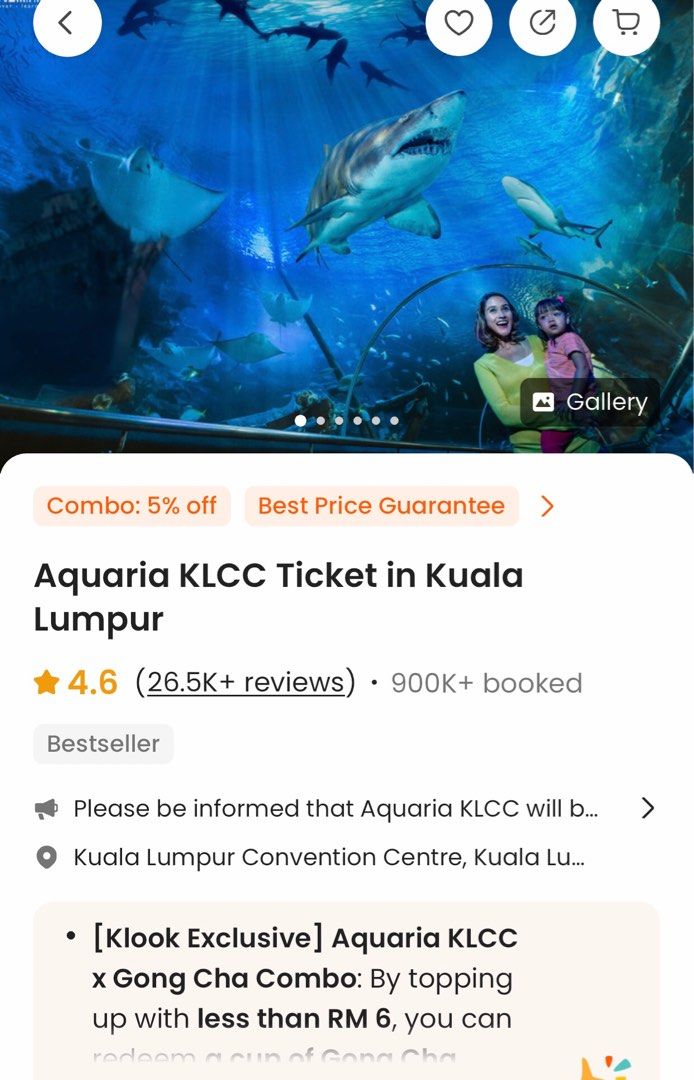 Aquaria KLCC Ticket in Kuala Lumpur (Weekend & Public Holiday for