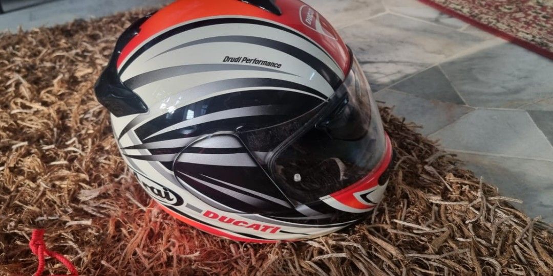 Arai Chaser v Ducati Design Auto Accessories on Carousell