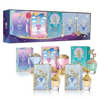 💯Authentic Anna Sui Mini Set 5x5ml (cosmic sky, sky, fantasia mermaid, 2pcs fantasia)