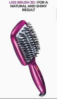 Babyliss Hair Brush Iron Straightener Liss 3D
