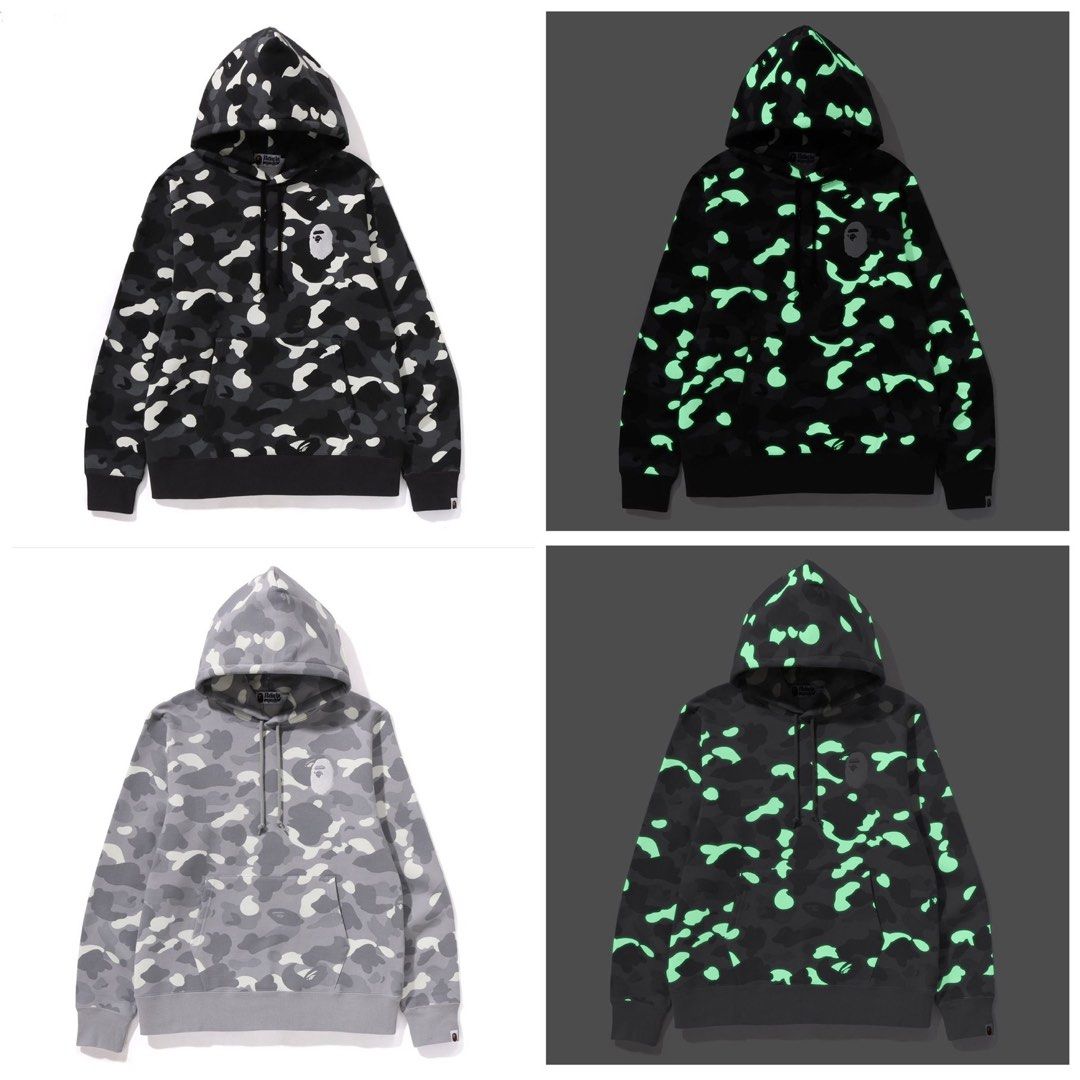 Bape city camo glow in the dark hoodie best sale