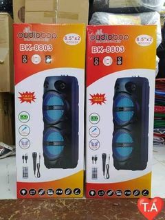 BLUETOOTH SPEAKER
PHP 1080. ONLY
SIZE: 8.5 X 2
W/ MICROPHONE
W/ REMOTE
RECHARGEABLE
STOCK NO. BK-8803
WATTS: 16800