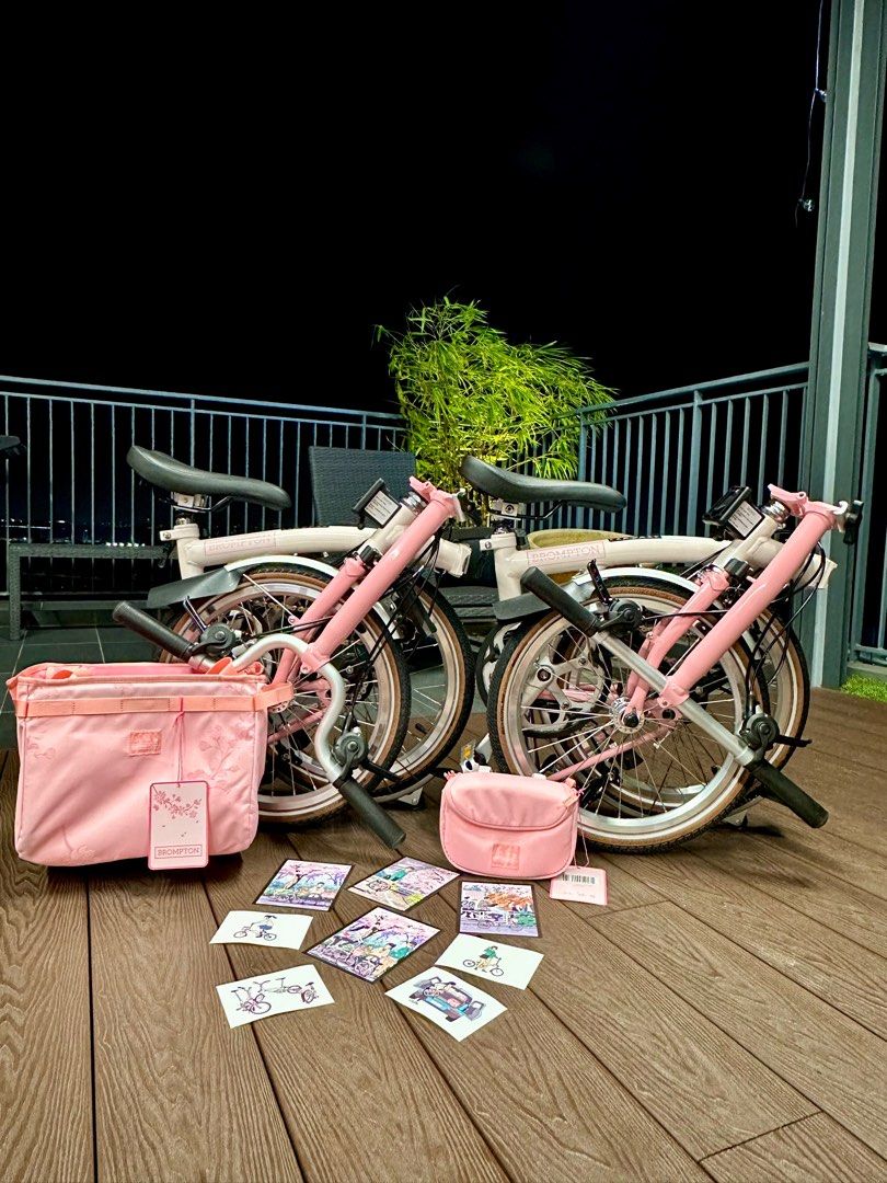 BROMPTON Cherry Blossom 2024年モデル 折り畳み自転車