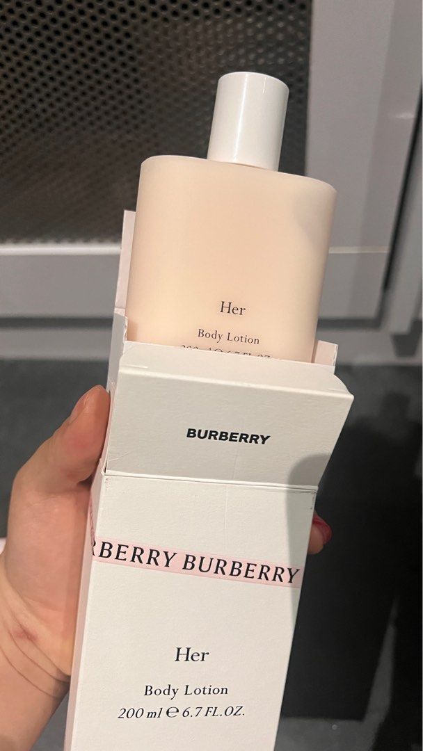 Her body lotion burberry new arrivals
