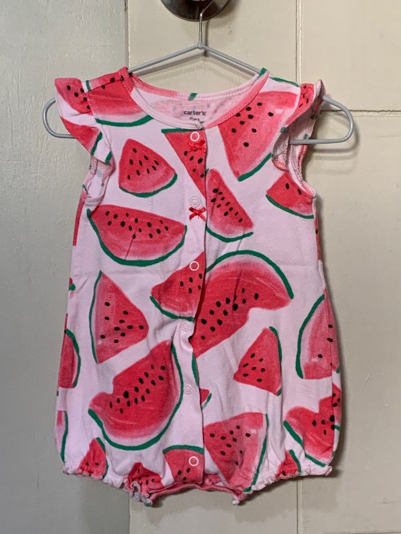 Carter's watermelon jumpsuit clearance