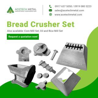 Cast Iron Bread Crusher Set