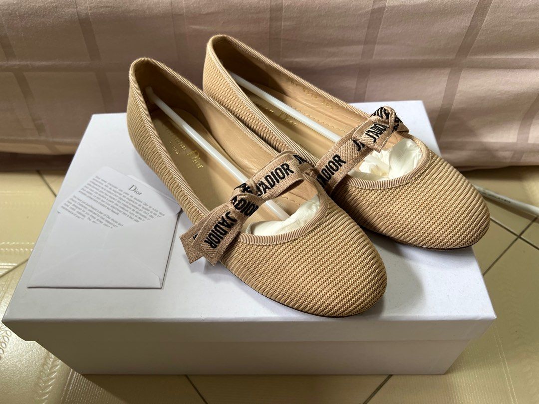 Dior flats nude clearance