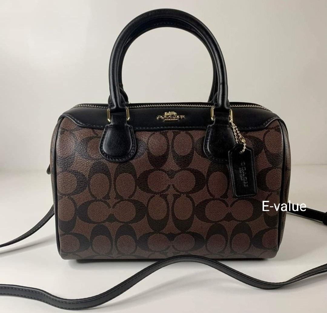Coach Original Signature Collection MINI BENNETT SATCHEL Crossbody Top Handle Sling Bag For Women Come With Complete Set Suitable For Gift Have 4 Colors Luxury Bags Wallets on Carousell