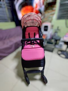 Compact Fold Luggage Stroller in Pink❕