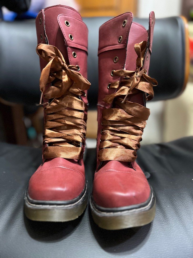 Dr martens burgundy aimilita boots top
