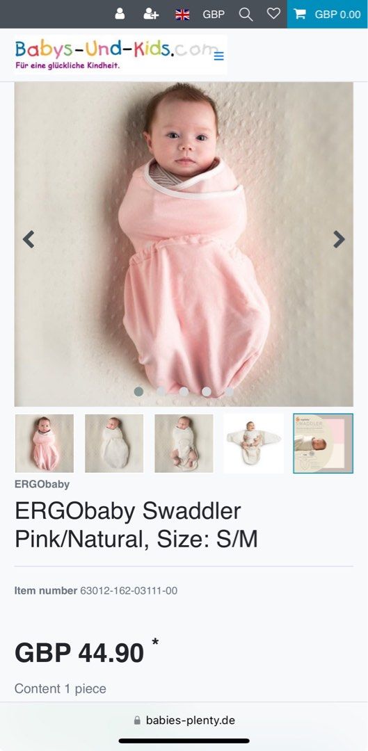 Ergo swaddler on sale