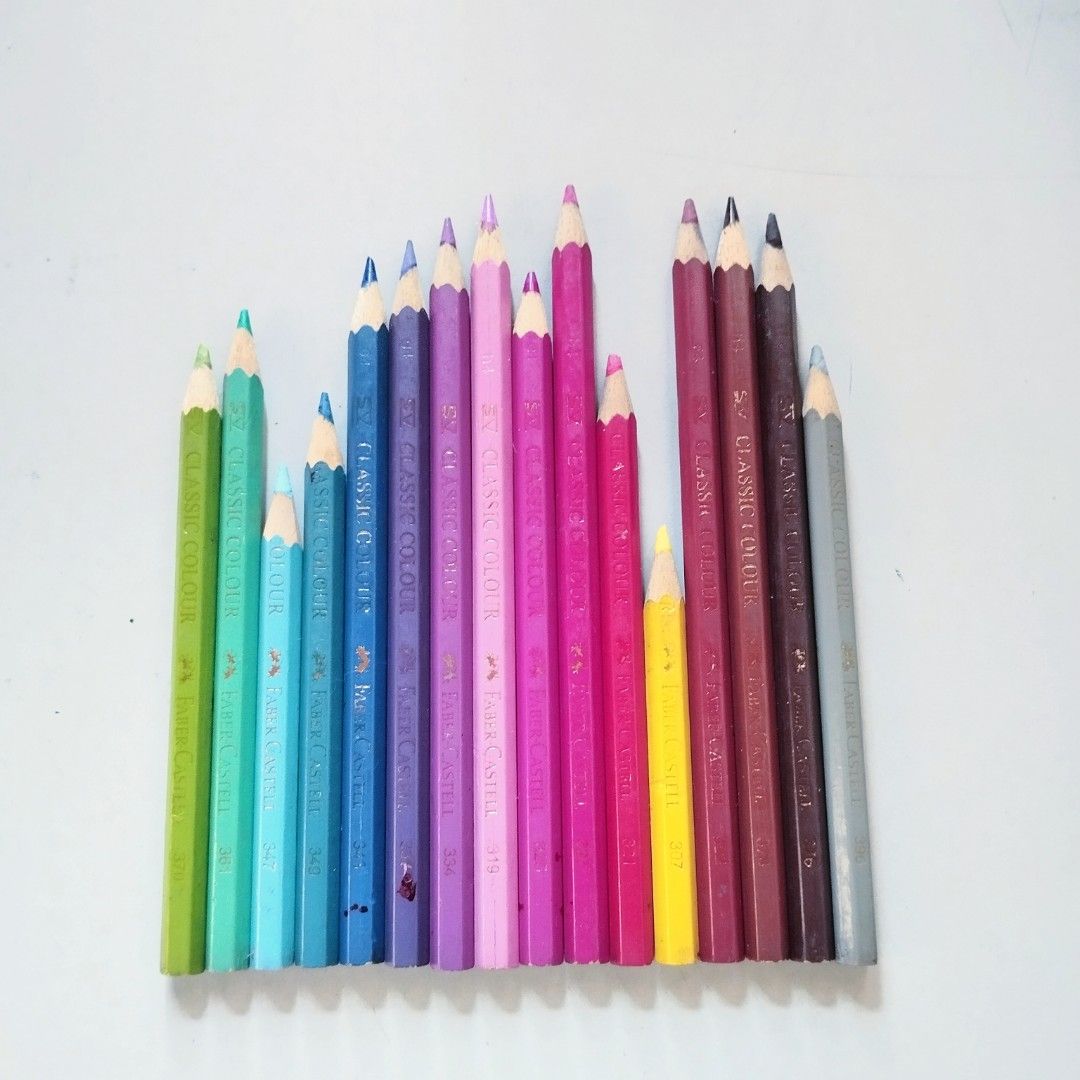 Faber Castell color pencil (16pc) (Category: Stationery & School Supplies) located in Paranaque City. Submitted by declutteredcomiii (Listing ID 1290661146, Image 2). Description: ❗Please read the description ❗ 📍 Please manage your expectations :) 📍 This color pencil is not brand new, this is used! 📍 The color pencil may have discoloration in the body and other parts of it, due to being stuck in the drawer for yrs. but this can still be use. �