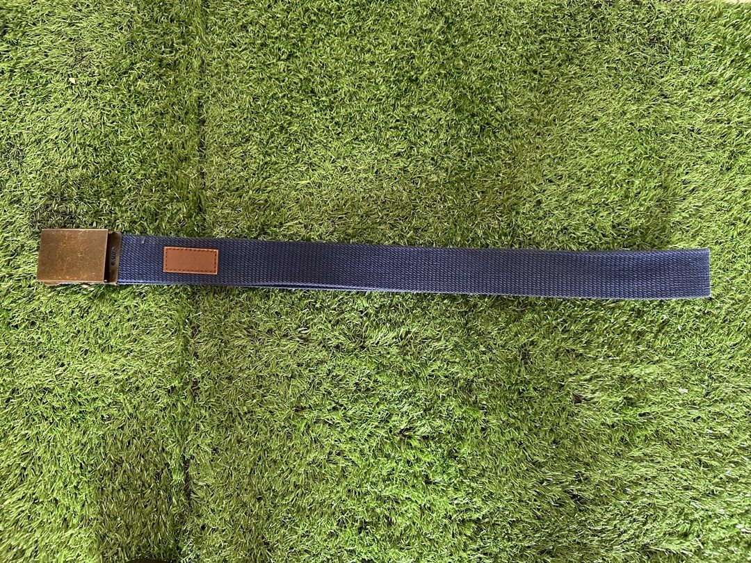 fcuk French Connection United Kingdom Blue Belt Total Length 110cm Men s Fashion Watches Accessories Belts on Carousell