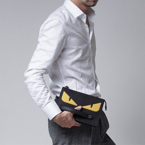 Clutch fendi monster on sale