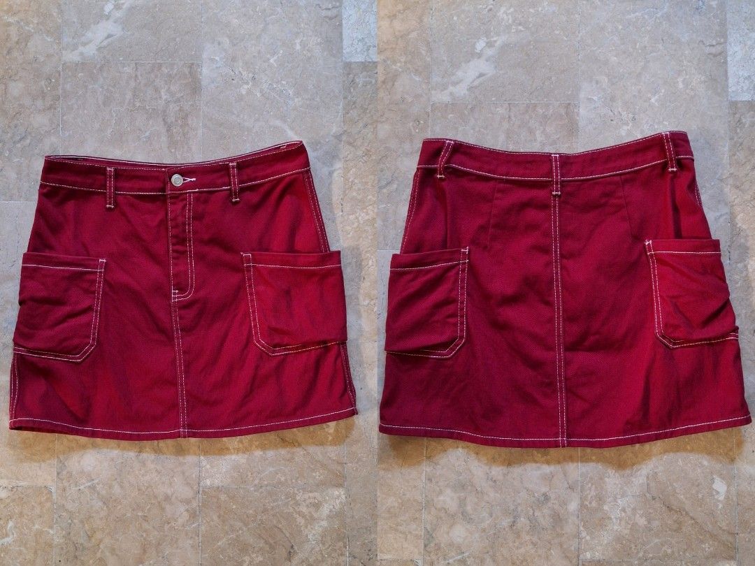 Medium Wash Denim Skirt - Button-Front Denim Skirt - Mini Skirt - Lulus
