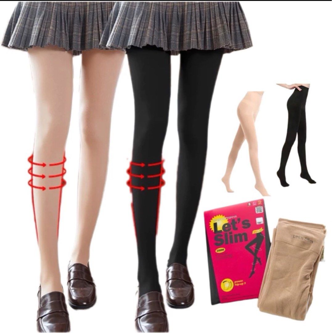 FOREVER PREMIUM Let s Slim High Stockings Burns Calories Gives a