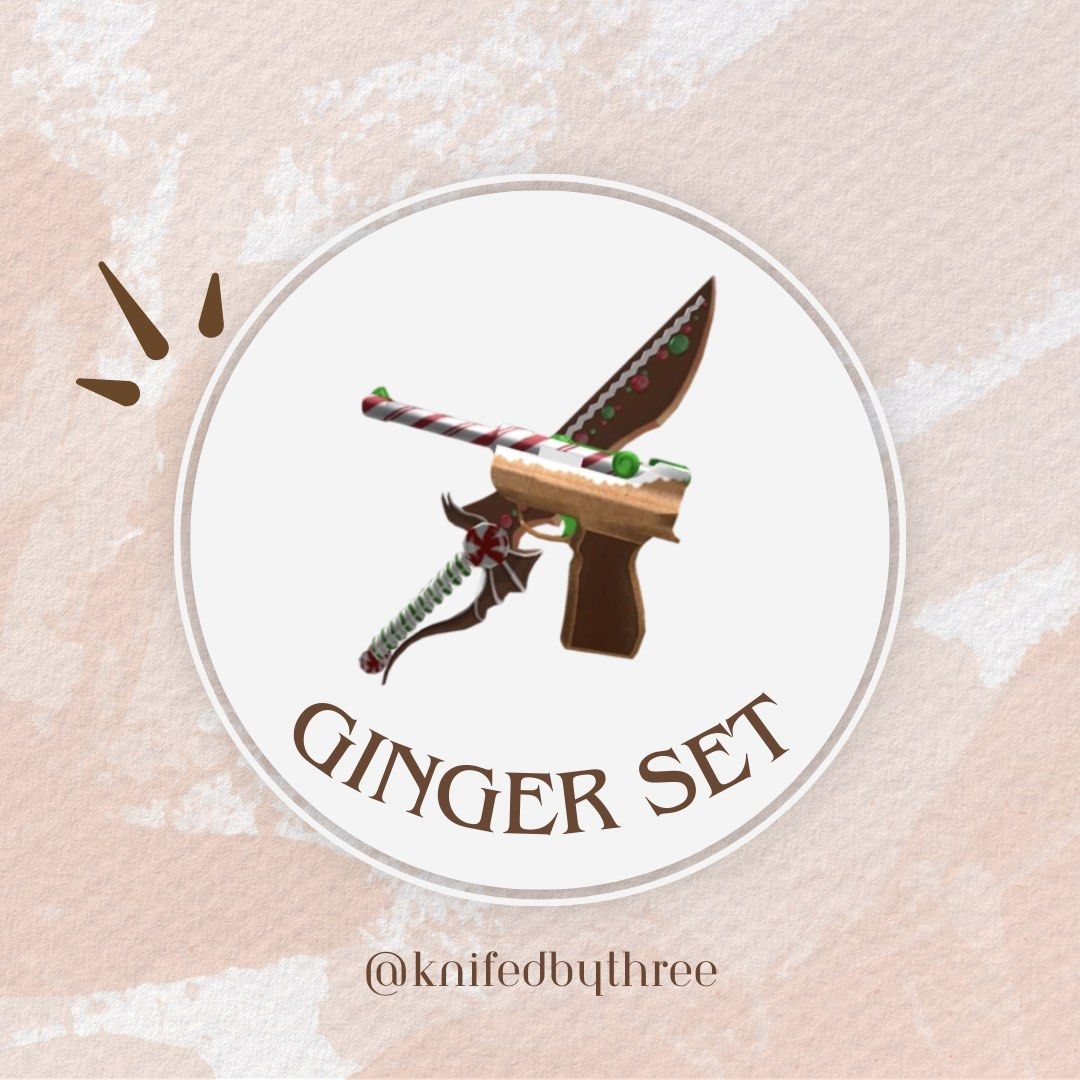 GINGER SET ROBLOX MM2 (Category: In-Game Products) located in Manila. Submitted by knifedbythree (Listing ID 1290738612, Image 1). Description: How to Order? Step 1: Item Listing; kindly send me the item/s you’re looking for. Step 2: Pricing agreement; once we both come into terms of the item’s price, send the payment. Step 3: Trade Transaction; after receiving the payment, kindly drop your username. I will send you a friend request and join you 
