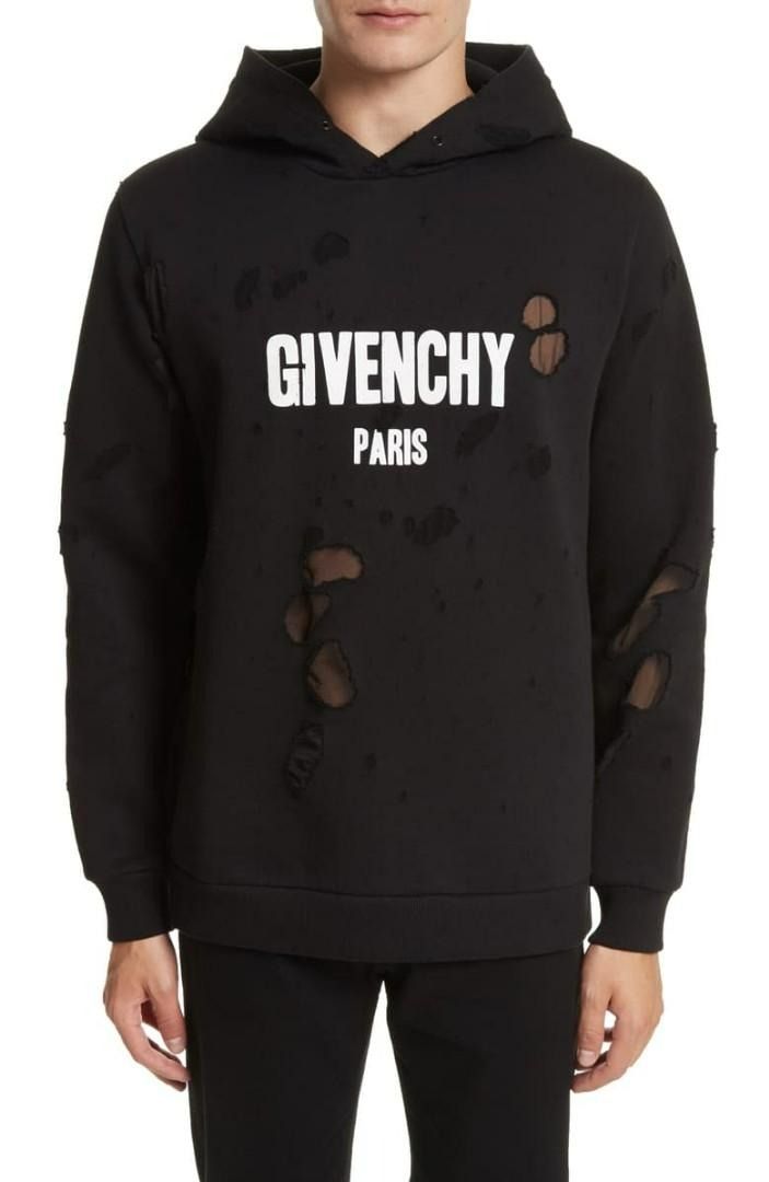 Givenchy 2025 distressed hoodie