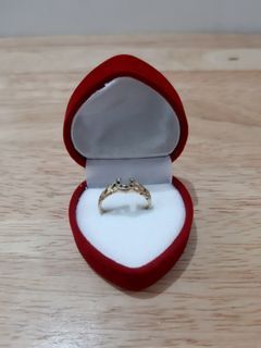 Gold-Plated Horse Shoe Ring