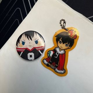 HAIKYUU!! Kageyama Tobio keychain and pin