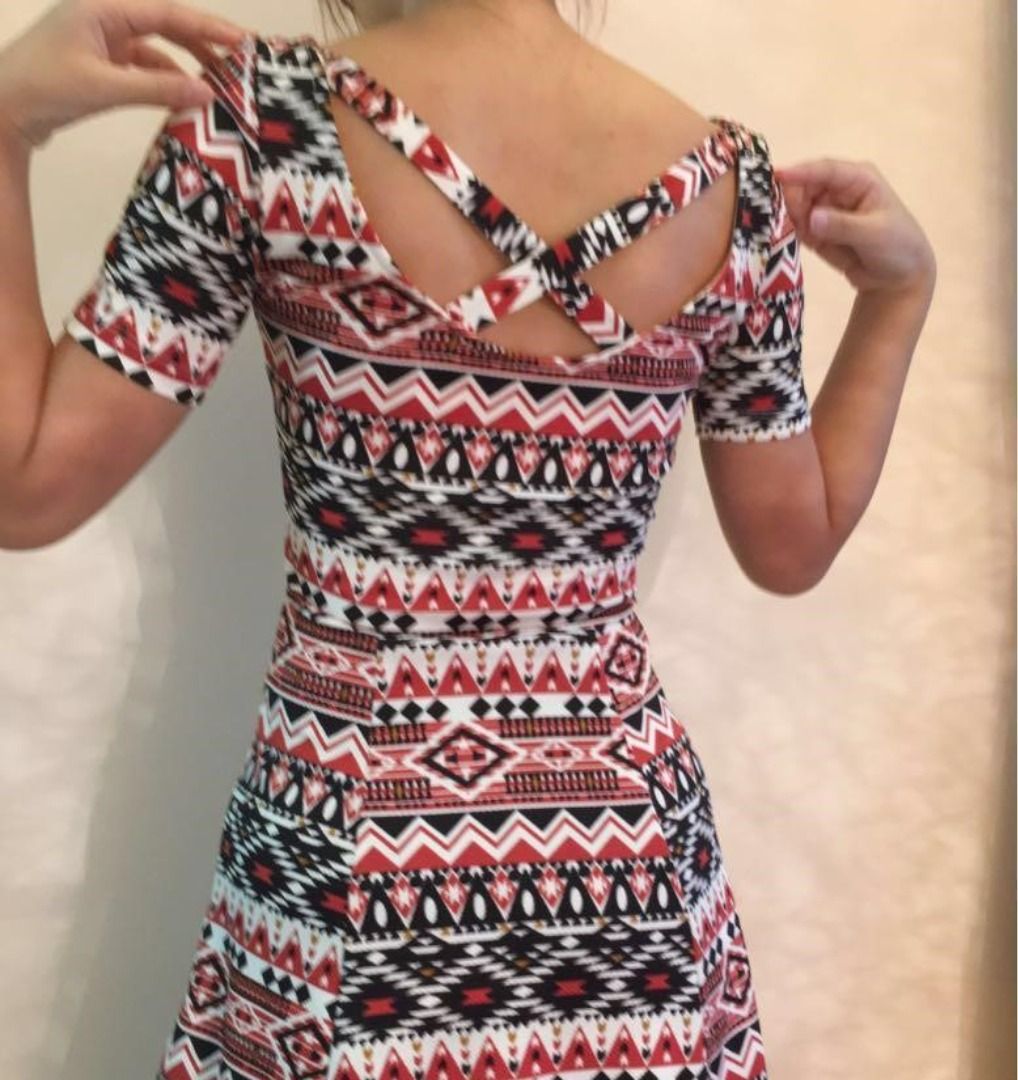 H&m aztec dress top