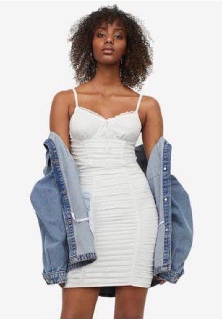 H&m hotsell draped dress
