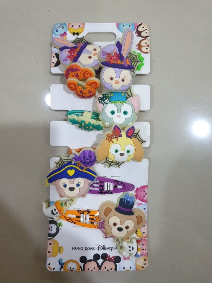 Hong Kong Disney Tsum Tsum Duffy Friends Hair Accessories Rubber