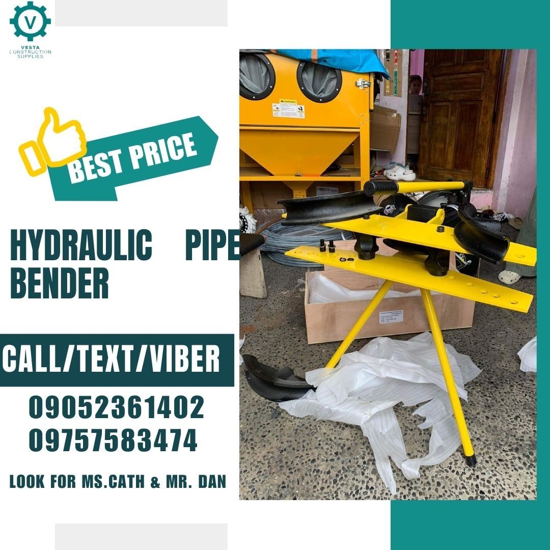 HYDRAULIC PIPE BENDER (Category: Construction Tools & Equipment) located in Manila. Submitted by cathvesta_sales (Listing ID 1290639162, Image 1). Description: .