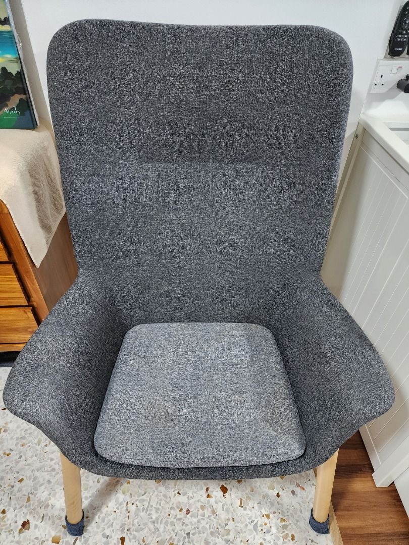 Ikea Vedbo High Back Chair Furniture Home Living Furniture Chairs on Carousell