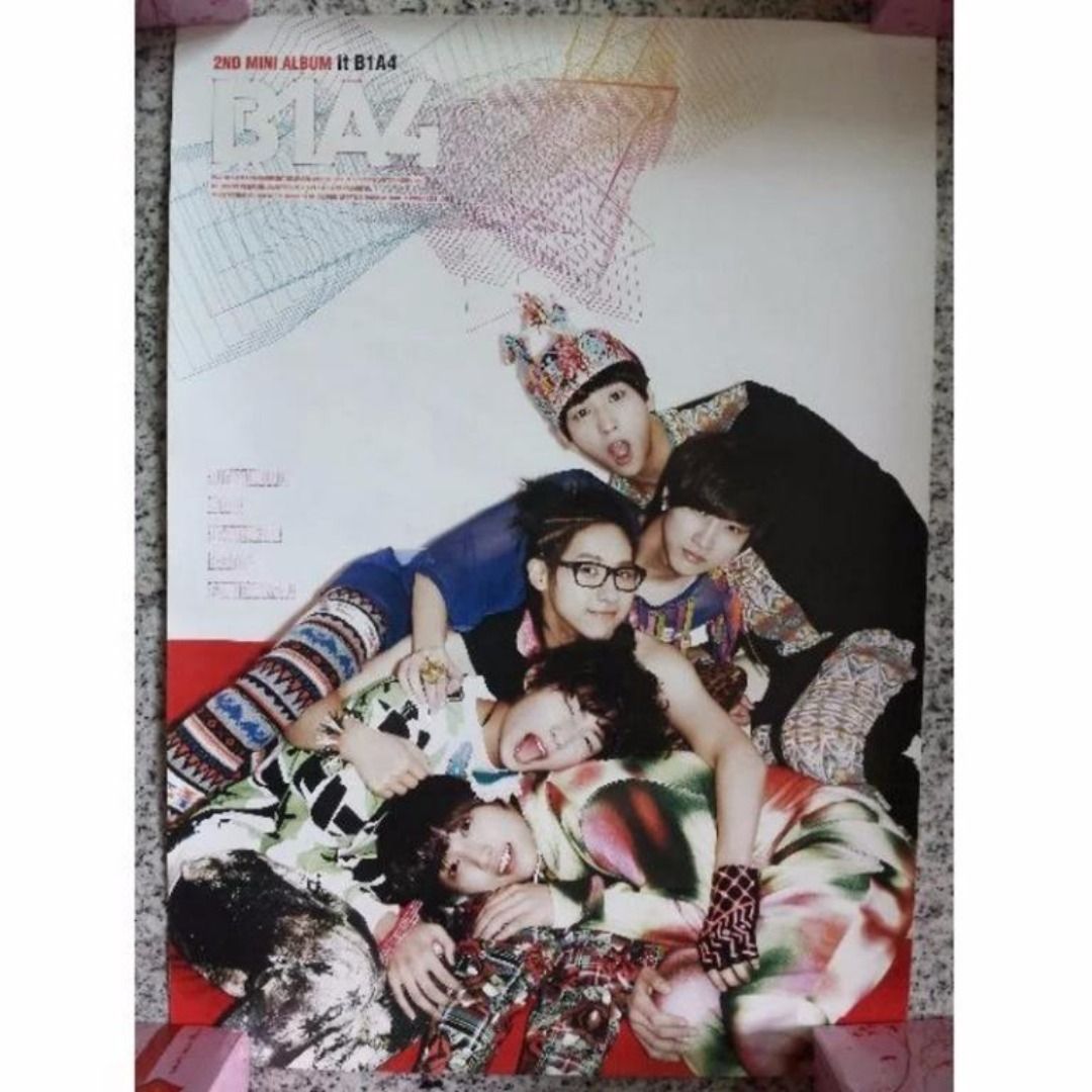 INSTOCKS] It B1A4 Official Poster, Hobbies & Toys, Memorabilia