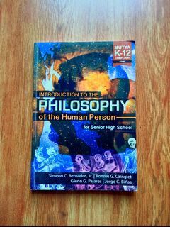 Introduction to the philosophy of human person (shs book)