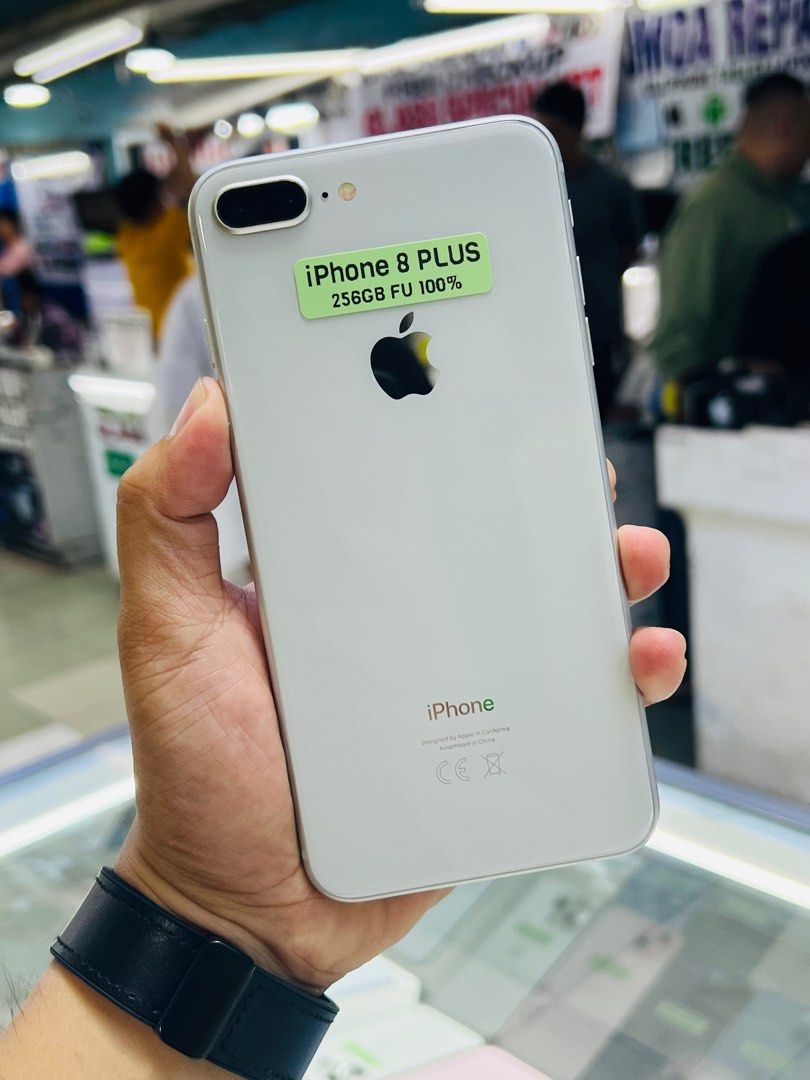 iPhone 8 Plus 256GB 100BH Openline 99%smooth No issues (Category: iPhone 8 Series) located in San Juan City. Submitted by saabangadgetshop (Listing ID 1290771515, Image 1). Description: Onhand | Pre-owned iPhone 8 Plus White 256GB OPENLINE Battery Health 100% NO HIDDEN ISSUES NO HISTORY OF REPAIR 99%Smooth TEST TO SAWA RESET ALL YOU WANT NOT REFURBISHED AUTHENTIC PHONE ALL WORKING FREE 3uTools 🖥️ 🆓Freebies ✅Adaptor w/cable ✅Case ✅Tempered Mode 