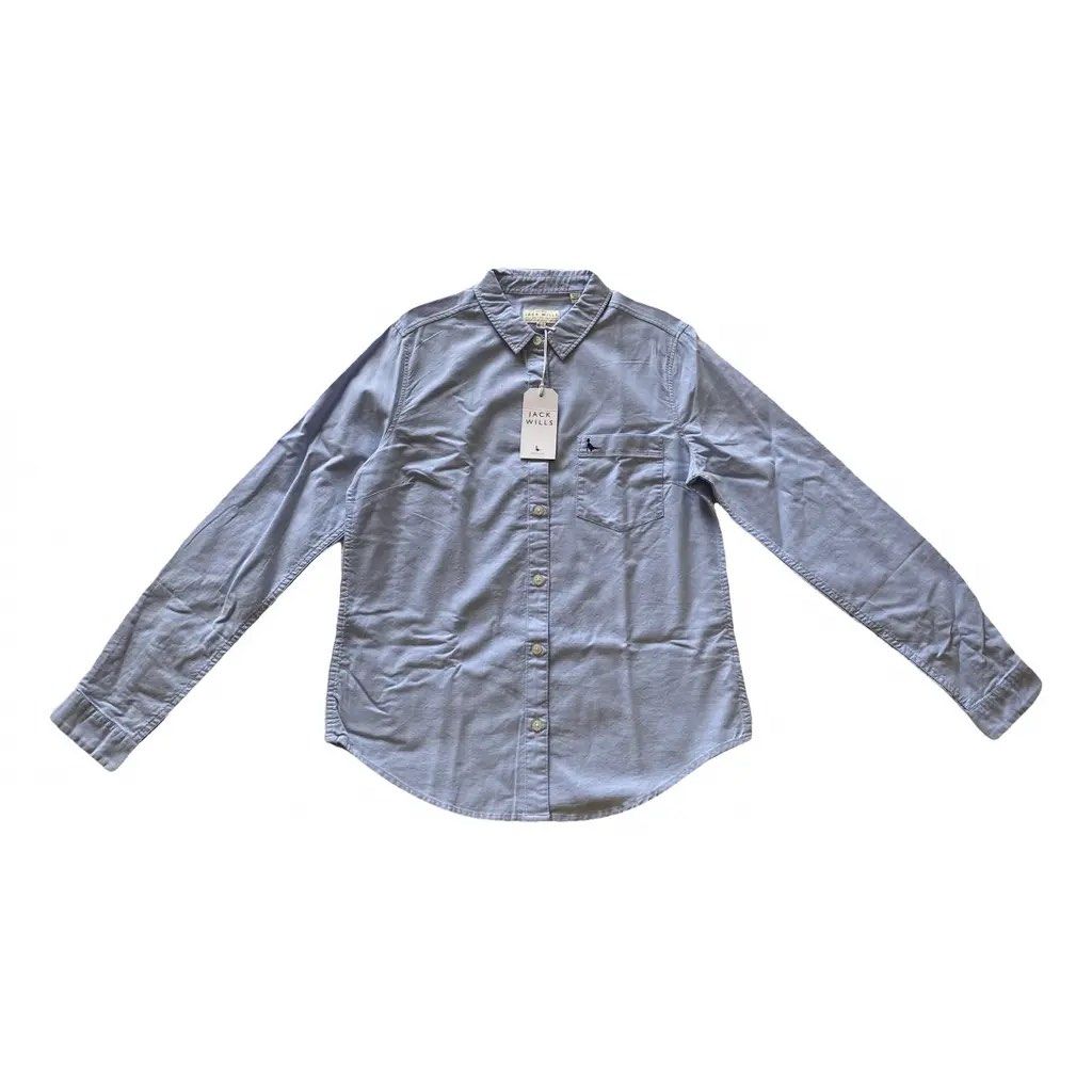 Jack Wills Axminster Denim Shirt Pale Indigo